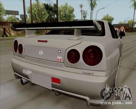 Nissan Skyline GTR R34 for GTA San Andreas