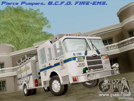 Pierce Pumpers. B.C.F.D. FIRE-EMS for GTA San Andreas