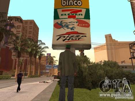 New textures eateries for GTA San Andreas