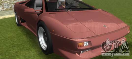 Lamborghini Diablo VTTT Black Revel for GTA Vice City