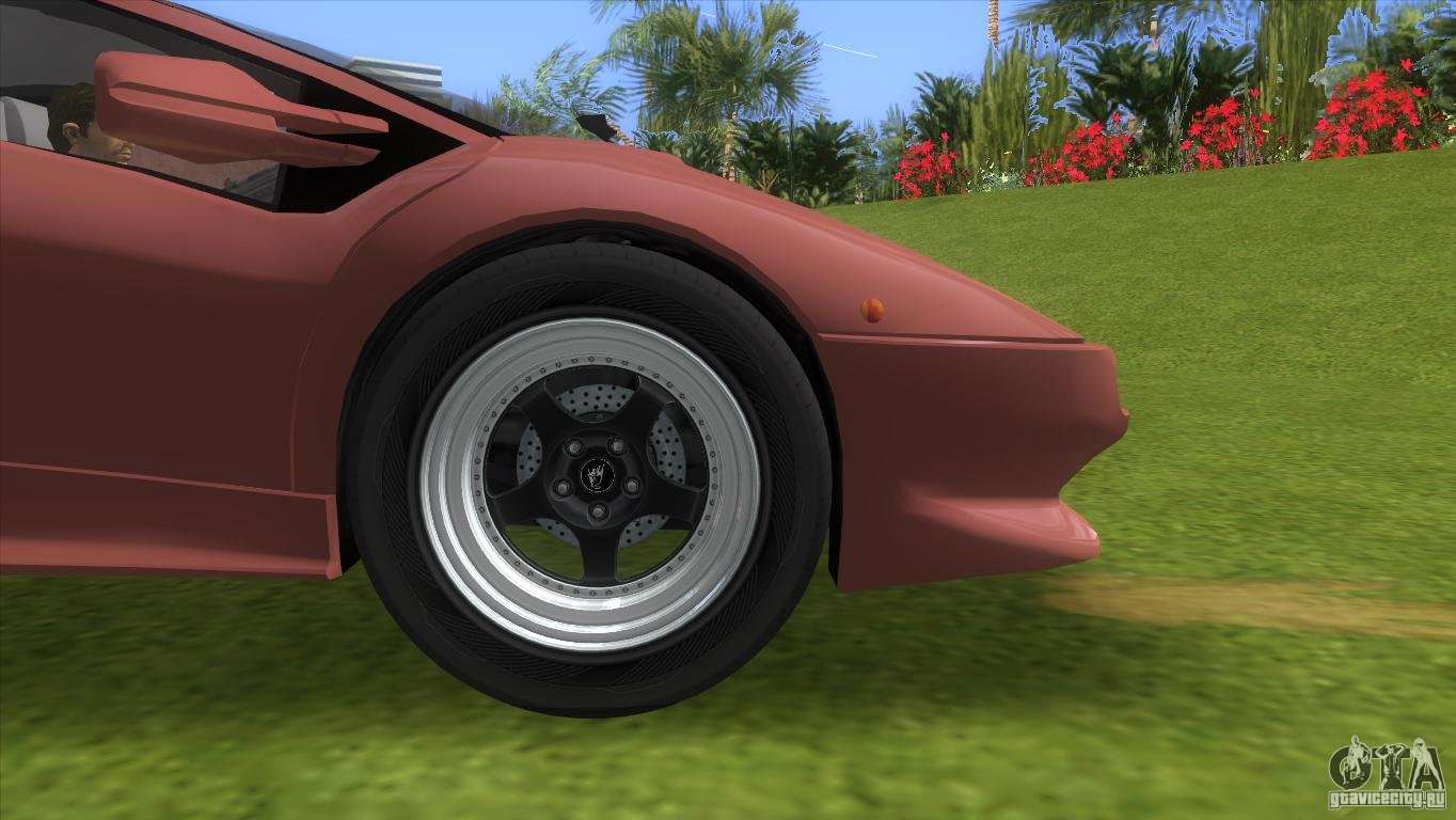 Lamborghini Diablo VTTT Black Revel for GTA Vice City