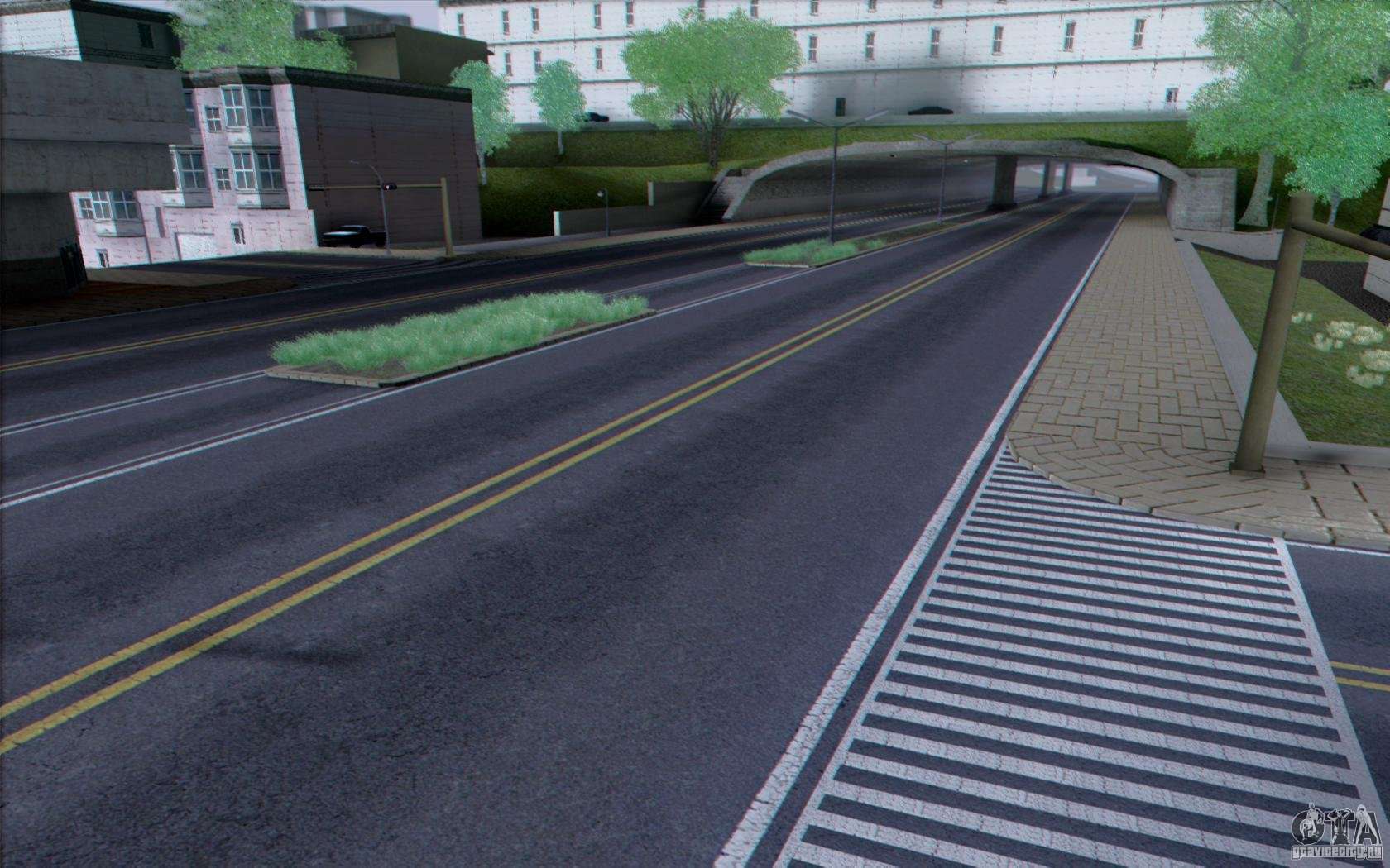 gta sa hd roads