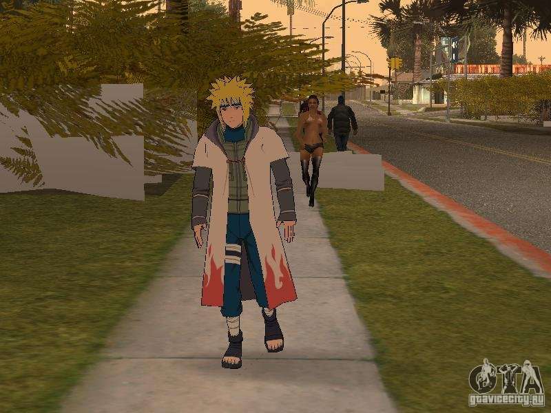 GTA San Andreas Naruto Skin HD For Android Mod 