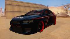 Mitsubishi Lancer Evolution X Pro Street for GTA San Andreas