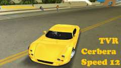 TVR Cerbera Speed 12 for GTA Vice City