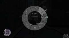 GTA 5 Weapon Wheel HUD for GTA 4