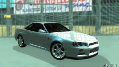 Nissan Skyline GT-R34 for GTA San Andreas