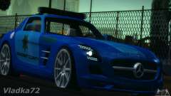 Mercedes-Benz SLS AMG Blue SCPD for GTA San Andreas