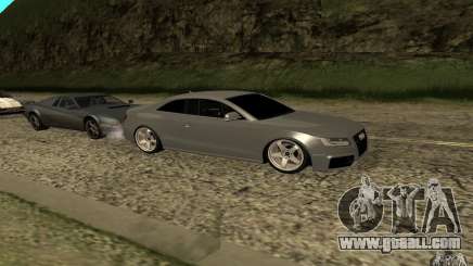 Audi RS5 silver for GTA San Andreas
