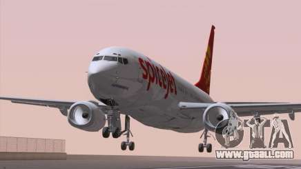 Boeing 737-8F2 Spicejet for GTA San Andreas