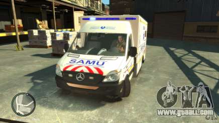Mercedes-Benz Sprinter Ambulance for GTA 4
