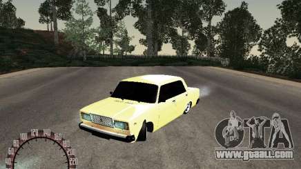 VAZ 2107 Gold for GTA San Andreas