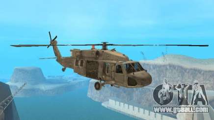 The UH-60 from COD MW3 for GTA San Andreas