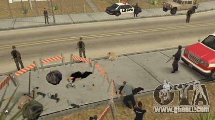 Scene of the crime (Crime scene) for GTA San Andreas