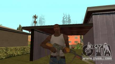 AK 47 with a bayonet-knife HD for GTA San Andreas