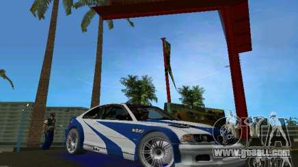 BMW M3 GTR NFSMW for GTA Vice City