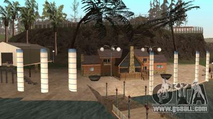 Villa in the fishing lagoon for GTA San Andreas