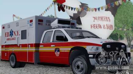 Dodge Ram Ambulance for GTA San Andreas