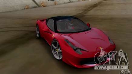 Ferrari 458 Italia V12 TT Black Revel for GTA San Andreas