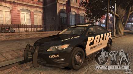 Ford Taurus Police Interceptor 2010 ELS for GTA 4