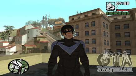 Nightwing skin for GTA San Andreas