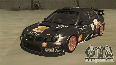 Subaru Impreza WRC Itasha for GTA San Andreas