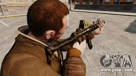 MP5SD submachine gun v4 for GTA 4