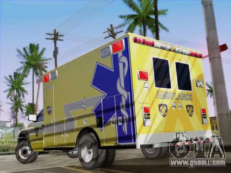 Dodge Ram Ambulance BCFD Paramedic 100 for GTA San Andreas