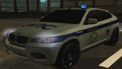 BMW x 6 M with flashing lights PPP for GTA San Andreas