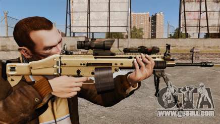 Assault machine FN SCAR-L for GTA 4
