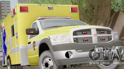 Dodge Ram Ambulance BCFD Paramedic 100 for GTA San Andreas