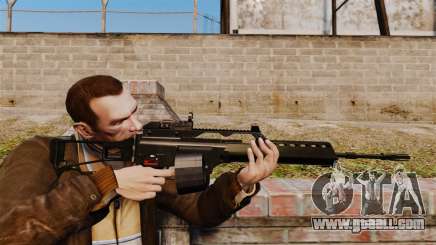 MG36 v4 H&K assault rifle for GTA 4