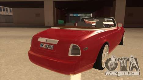 Rolls Royce Phantom Drophead Coupe 2013 for GTA San Andreas