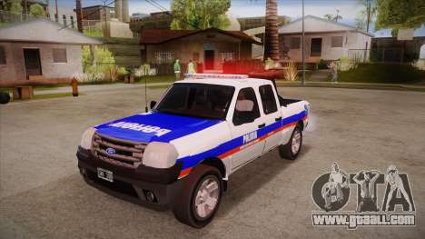Ford Ranger 2011 Province of Buenos Aires Police for GTA San Andreas