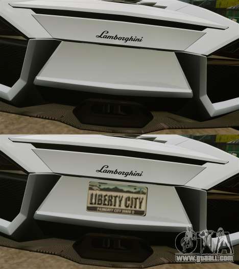 Lamborghini Reventon Roadster 2009 for GTA 4