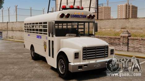 The prison bus Liberty City for GTA 4