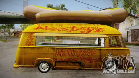 Hot Dog Van Custom for GTA San Andreas
