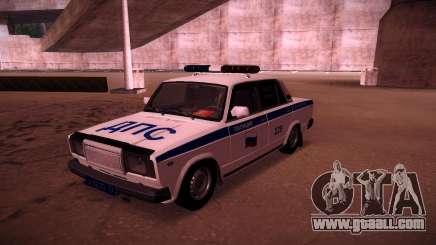 Vaz 2107 Police DPS for GTA San Andreas