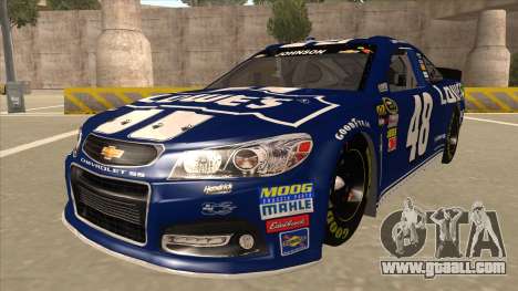 Chevrolet SS NASCAR No. 48 Lowes blue for GTA San Andreas