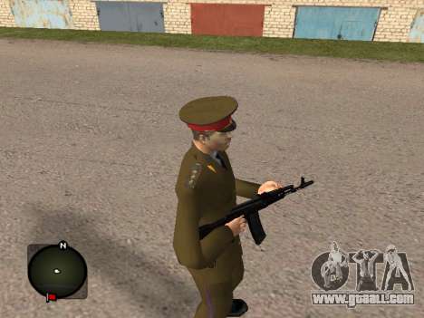 Major General Of The Russian Army for GTA San Andreas