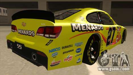 Chevrolet SS NASCAR No. 27 Menards for GTA San Andreas