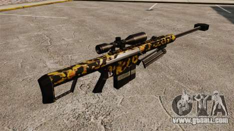 The Barrett M82 sniper rifle v11 for GTA 4