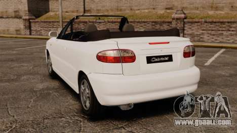 Daewoo Lanos 1997 Cabriolet Concept for GTA 4