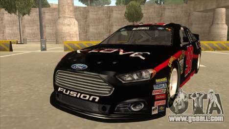 Ford Fusion NASCAR No. 98 K-LOVE for GTA San Andreas