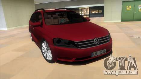 Volkswagen Passat B7 2012 for GTA Vice City