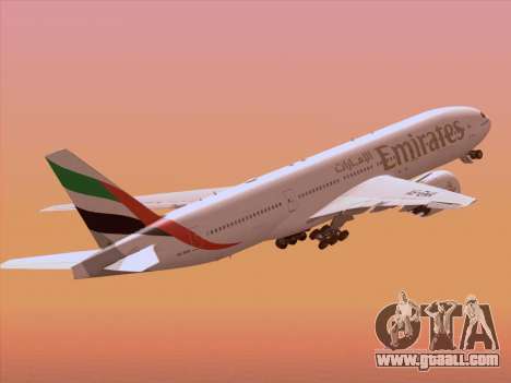 Boeing 777-21HLR Emirates for GTA San Andreas
