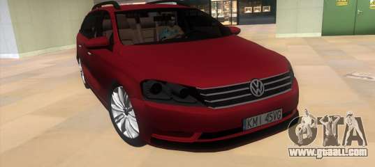 Volkswagen Passat B7 2012 for GTA Vice City