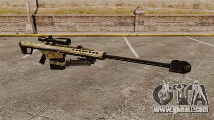 The Barrett M82 sniper rifle v14 for GTA 4