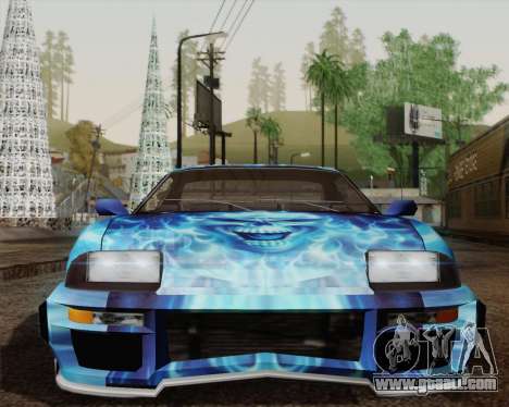 The painting work for Jester for GTA San Andreas