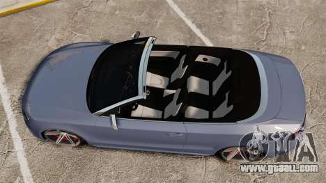 Audi S5 Convertible 2012 for GTA 4